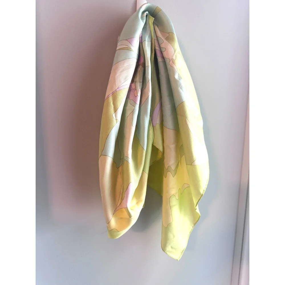 Vintage Liberty of London Peony Parade Silk Scarf 27
